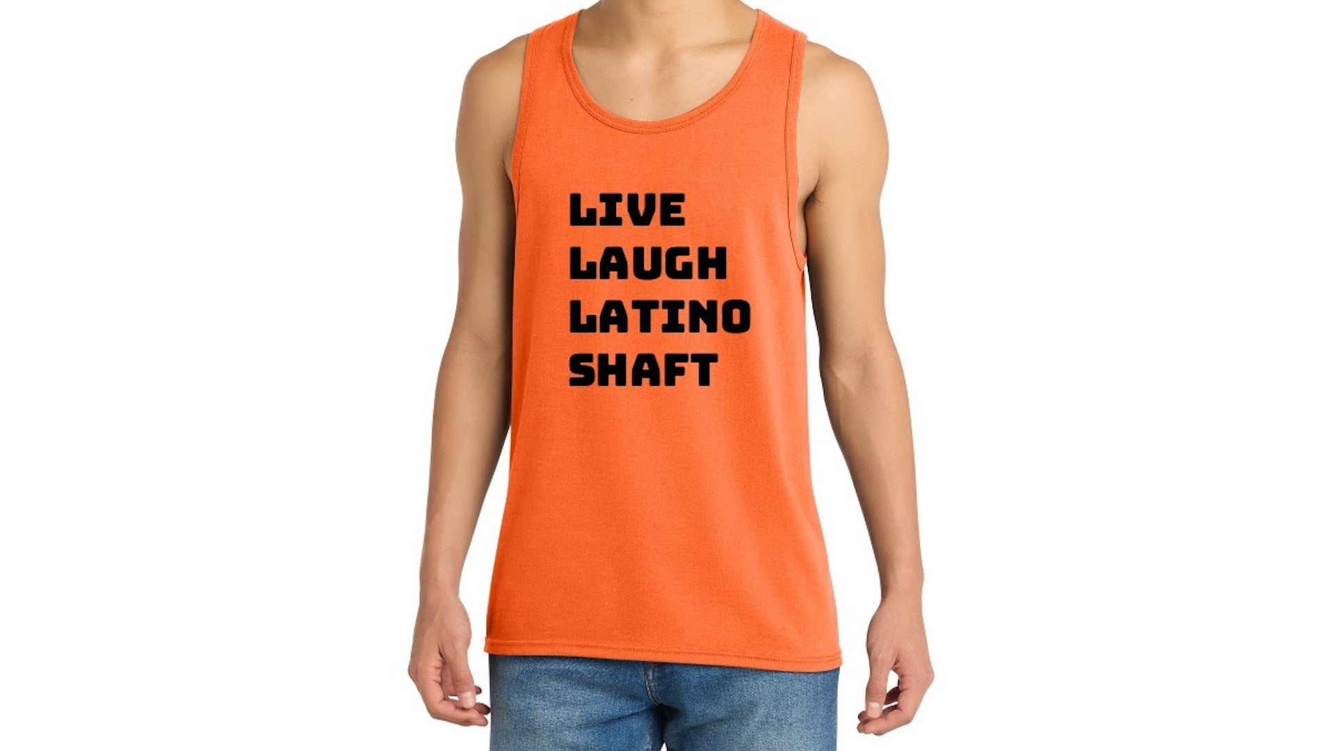 Live Laugh Latino Shaft Tank Top