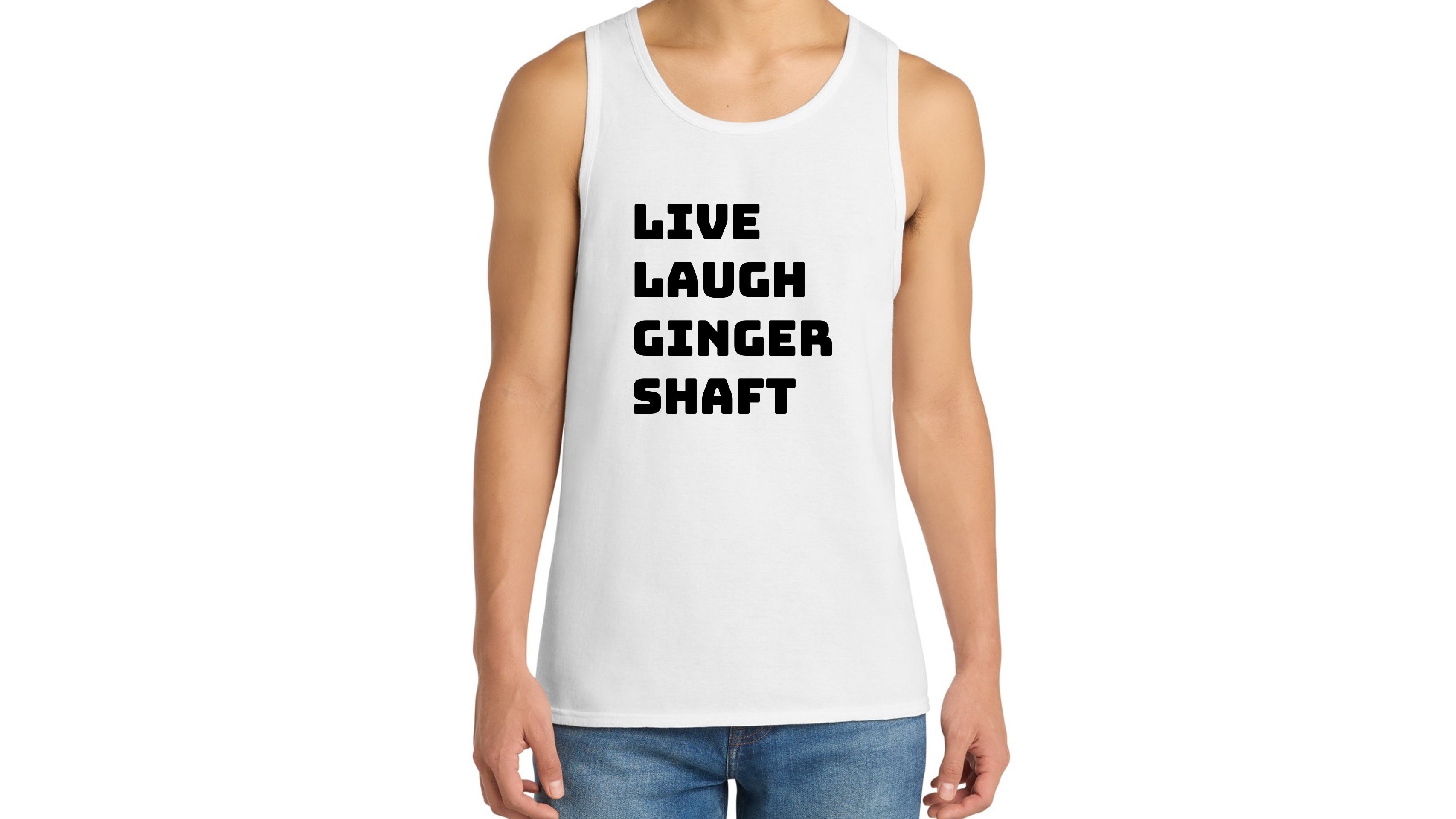 Live Laugh Ginger Shaft Tank Top