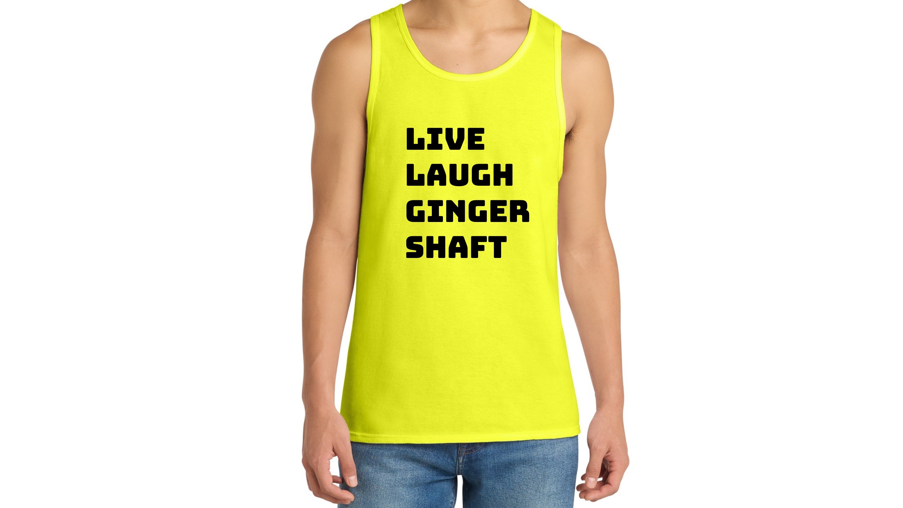 Live Laugh Ginger Shaft Tank Top