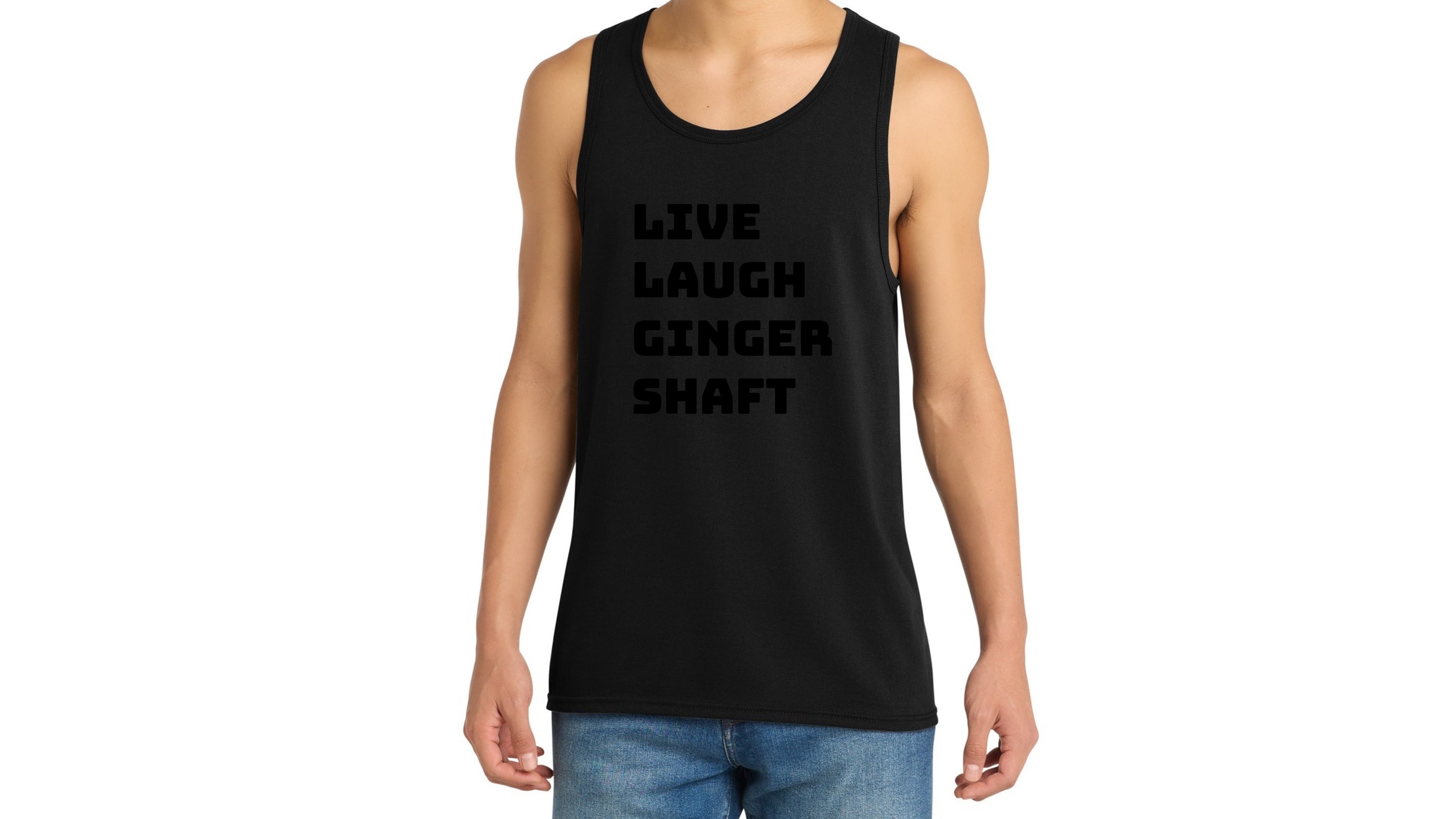 Live Laugh Ginger Shaft Tank Top