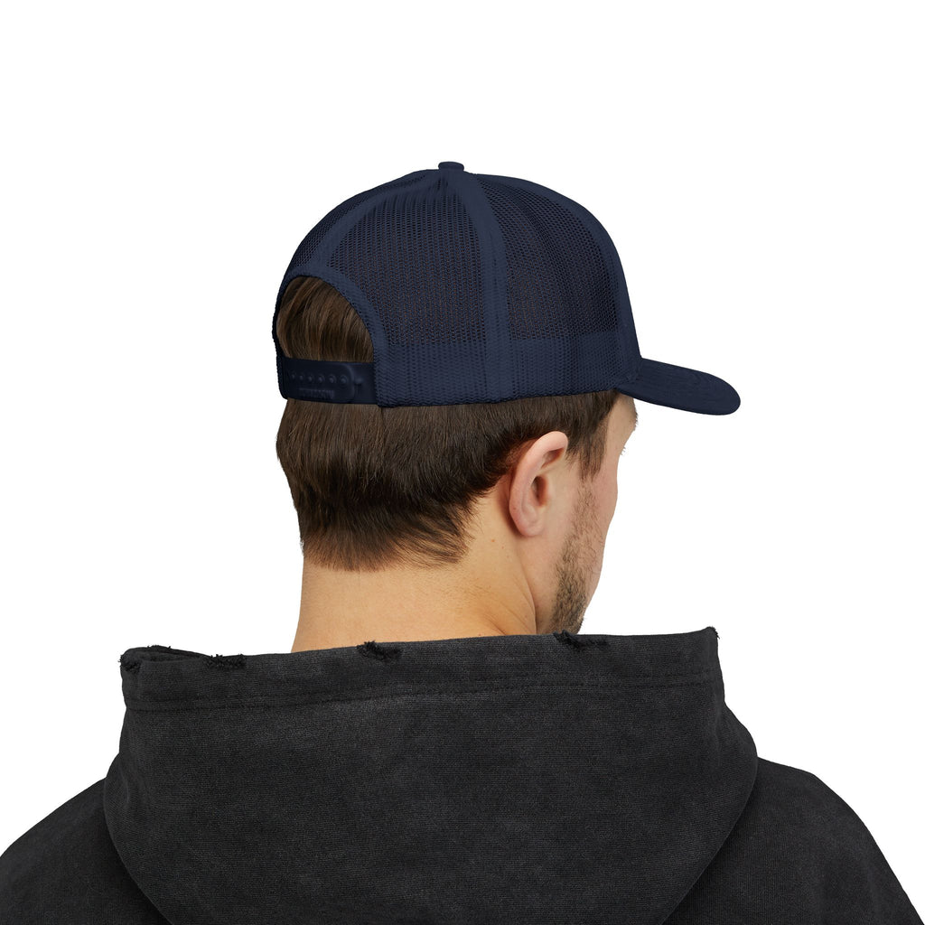 Live Laugh Uncut Shaft Snapback Trucker Cap